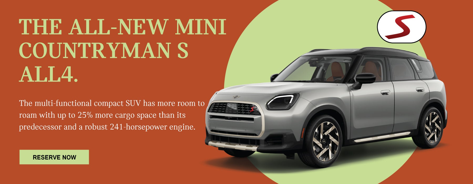 Reserve Your 2025 MINI Countryman Today 